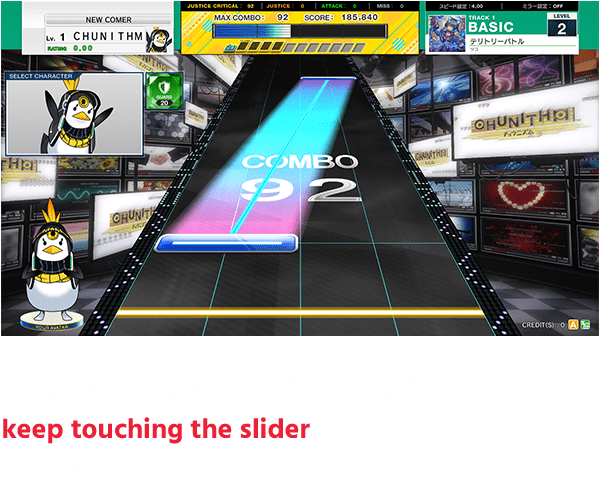 When you see a blue & orange note,
                  keep touching the slider
                  till it ends.