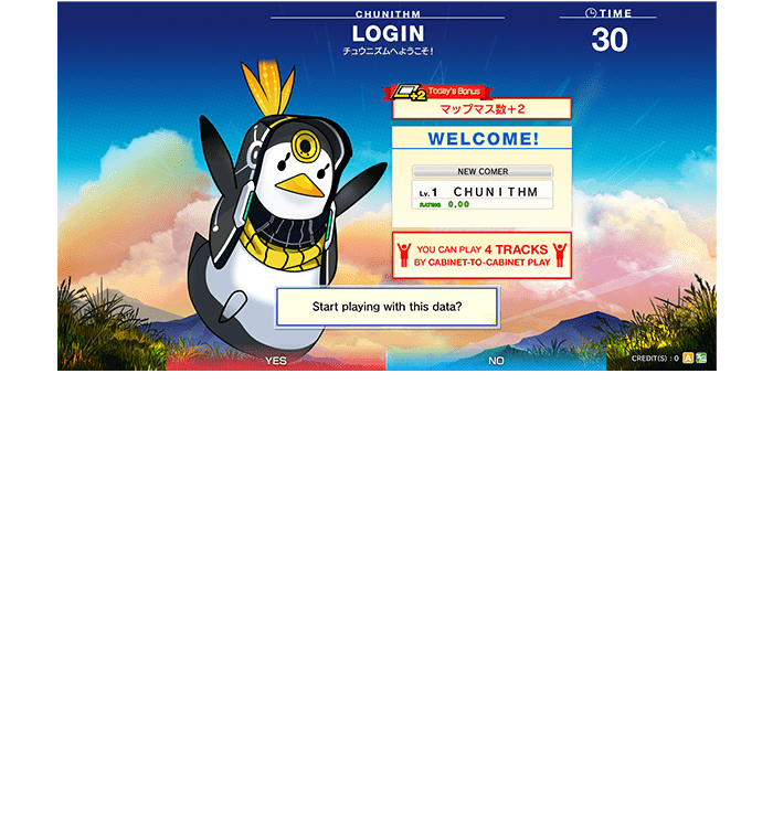 The Weekday Bonus will become「Daily Bonus」which you will be able to receive reward everyday including Saturday, Sunday and Japan's public holidays!
                  Moreover, the bonus has been enhanced!
                  Let's come and play to check out the differences!
                  *The date will be changed at JST 7:00am.
                  *You can check the bonus information within the CHUNITHM-NET.