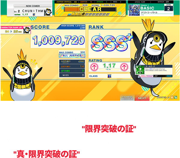 The information you set will be added above the combo display!