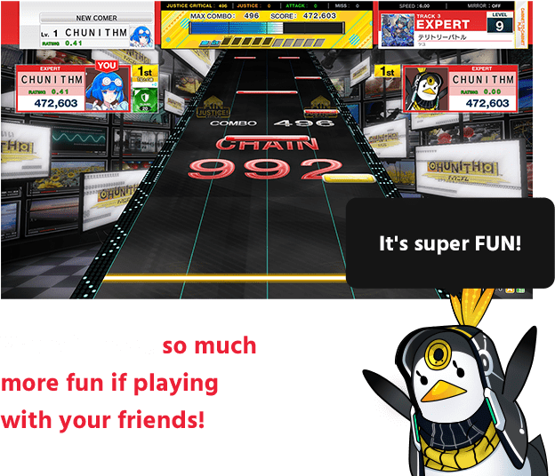 You will have so much more
                  fun if playing with your
                  friends!